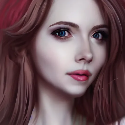 Image similar to amouranth photorealism art, highly detailed