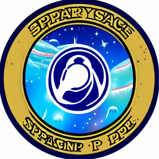 Prompt: a fantasy space program logo