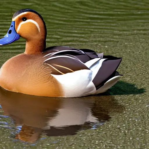 Image similar to duck with huge muscles