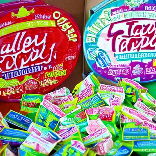 Image similar to everything is pulled taffy