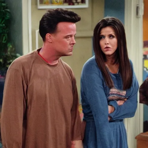 Prompt: The one where Chandler and Monica become serial killers