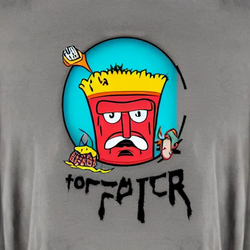 Prompt: aqua teen hunger force