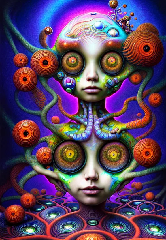 Prompt: art titled mechanic dream by yoko d'holbachie feat naoto hattori, caitlin hacket and hannah yata featuring archan nair and salviadroid. visionary psychedelic fineart painting. gigapixel resolution. intricate detailed. beautiful dramatic cinematic. in the style of subject zero. hyperrealistic render. dreamy blurry pastel aquarel background.