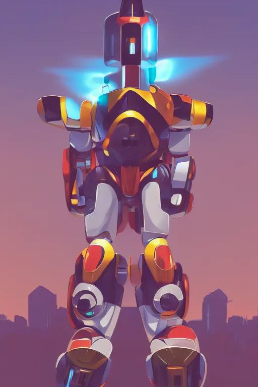 Image similar to metabots medabots medarotto medarot robot minimalist comics, behance hd by jesper ejsing, by rhads, makoto shinkai and lois van baarle, ilya kuvshinov, rossdraws global illumination ray tracing hdr radiating a glowing aura