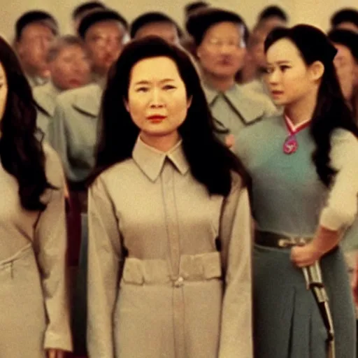 Image similar to film still of mao zedong in the new mean girls movie