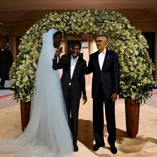 Image similar to Obama and LiL nas X married, photo