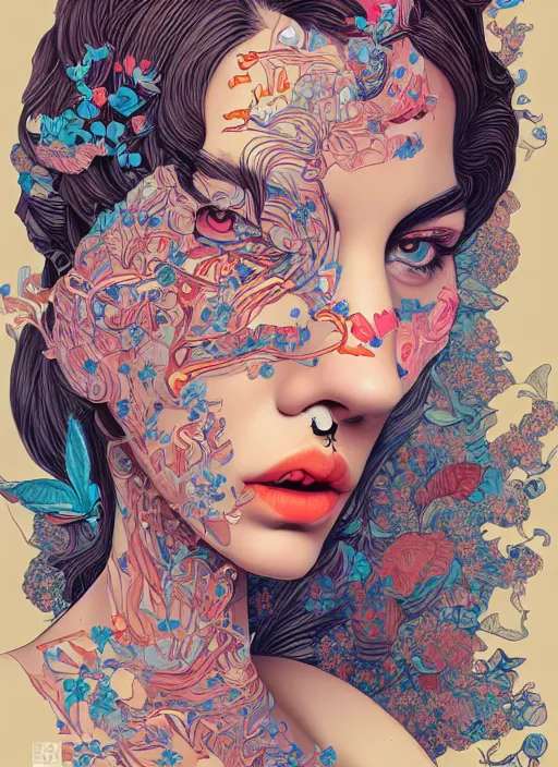 Prompt: girl venizian, extremely detailed, sharp focus, portrait, smooth, digital illustration, by james jean, by eliza ivanovo