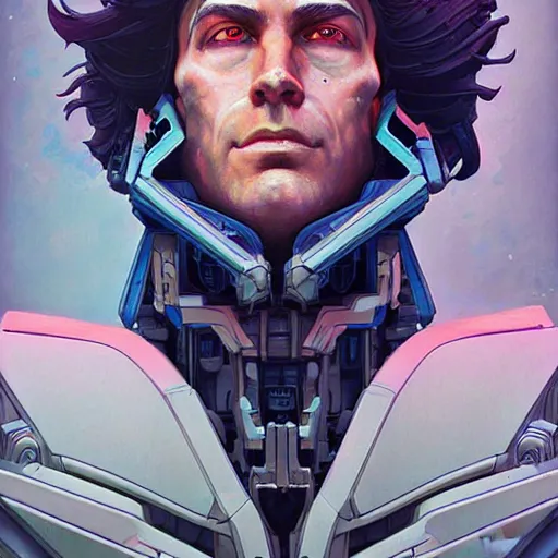 Image similar to 1 9 0 0 transformers rick sanchez portrait by and james jean and erik jones and rhads, inspired by ghost in the shell, beautiful fine face features, intricate high details, sharp, ultradetailed, 3 d octane render