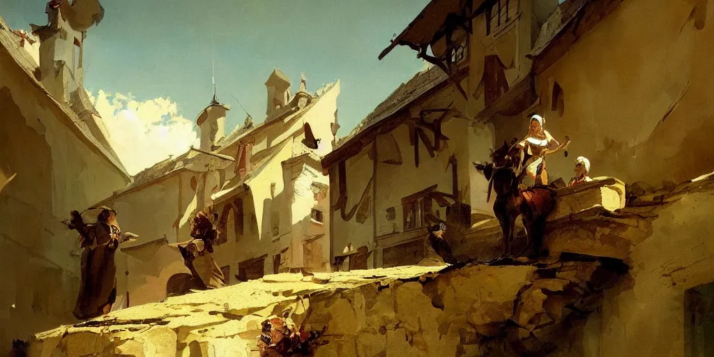 Image similar to gorgeous Carl Spitzweg painting, artstation