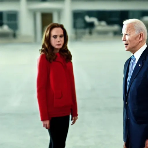 Prompt: film still of biden in the new mean girls movie, 4 k