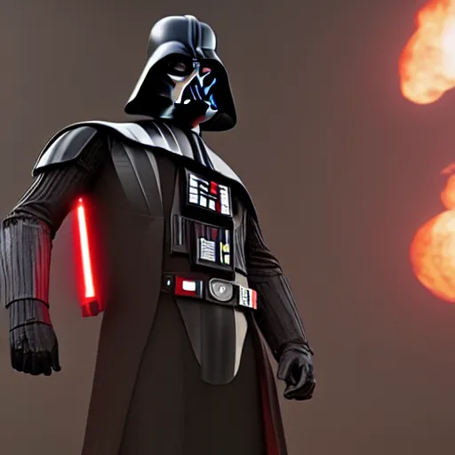 Prompt: in-game screenshot of Darth Vader in GTA V, 3d render, Unreal Engine, octane render, ray tracing, Unity, highly detailed, high quality, HD, 4k, 8k, realistic, sharp, trending