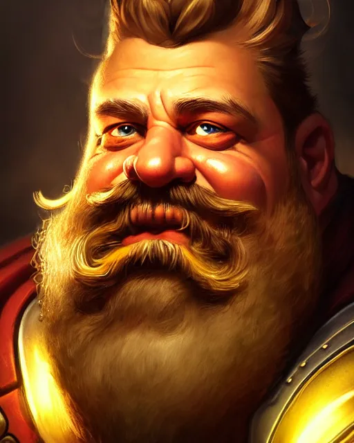 Prompt: torbjorn from overwatch, short, dwarf like, fantasy, fantasy art, character portrait, portrait, close up, highly detailed, intricate detail, amazing detail, sharp focus, vintage fantasy art, vintage sci - fi art, radiant light, caustics, by boris vallejo
