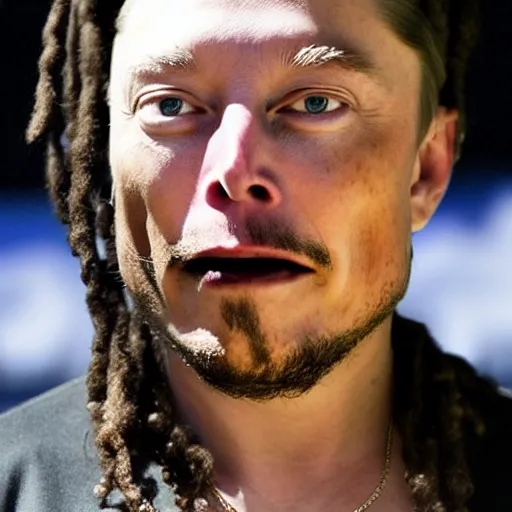 Image similar to photo of Elon Musk as Snoop Dogg