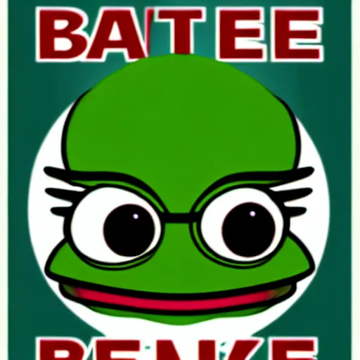 Image similar to battle for pepe propaganda poster