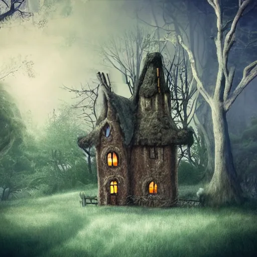 a halloween castle inside of a creepy forest. | Stable Diffusion | OpenArt