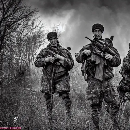 Prompt: ukrainian war photography