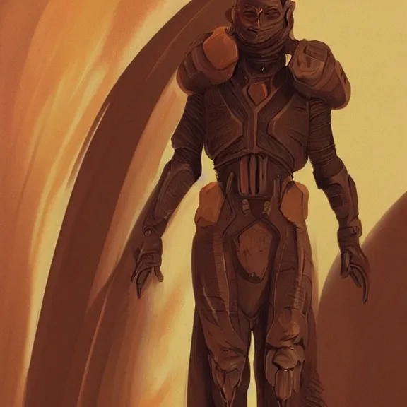 Image similar to Concept Art Sci Fi Dune Character