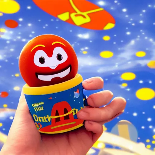 Prompt: Liminal space in outer space!!!, ((Mc Donald’s happy meal toy))