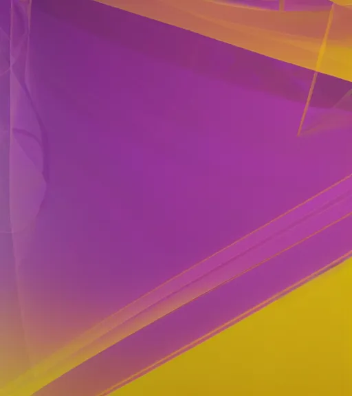 Image similar to purple to yellow geometric gradient wallpaper, abstract, octane render, 4 k