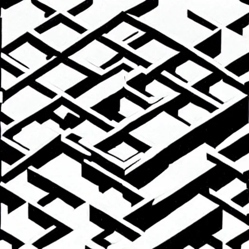 Prompt: negative space illusion, figure - ground illusion, optical illusion