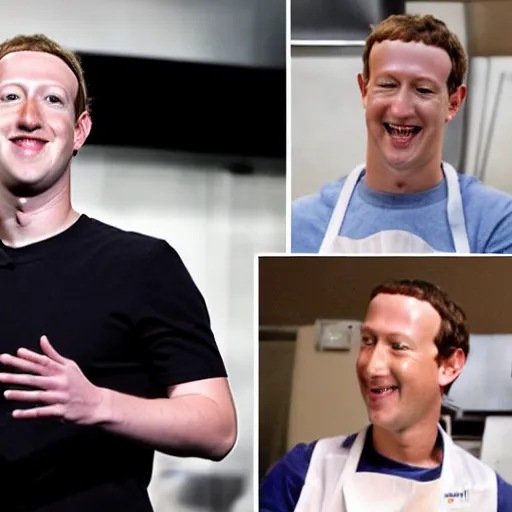 Prompt: mark zuckerberg as a celebrity chef