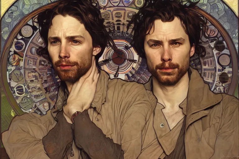 Image similar to hyper realistic portrait of thom singer songwriter, by lee bermejo, alphonse mucha and greg rutkowski