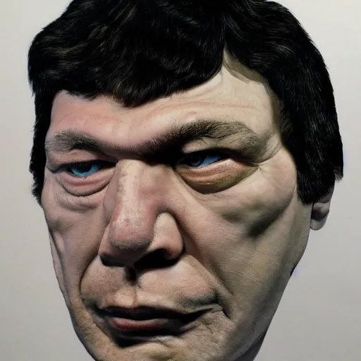 Prompt: portrait by h. r. giger of boris nemtsov degraded abomination, photo - realistic, color image, 2 k, highly detailed