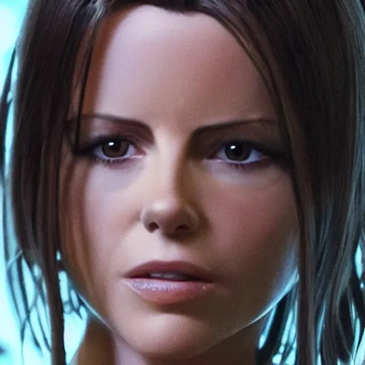 Image similar to Kate Beckinsale as Alita