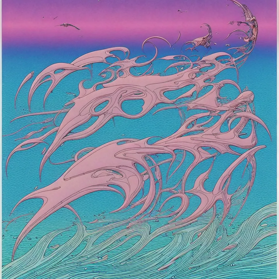 Prompt: ( ( ( ( beautiful starring sky and sea with decorative frame design ) ) ) ) by mœbius!!!!!!!!!!!!!!!!!!!!!!!!!!!, overdetailed art, colorful, artistic cd jacket design