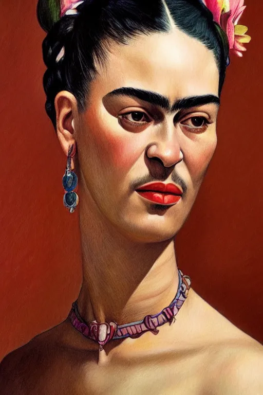 ultra realistic illustration, frida kahlo, staring | Stable Diffusion ...