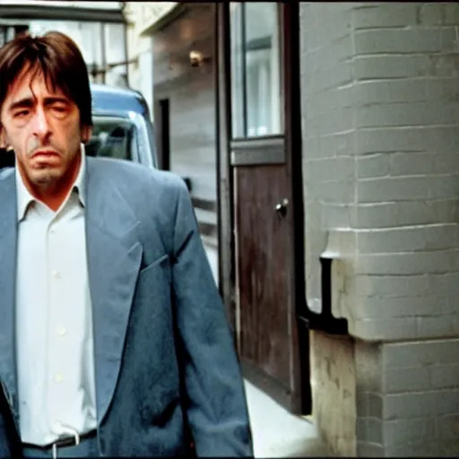 Prompt: Still from the movie Blow (2001) featuring Al Pacino