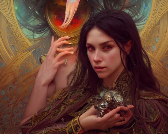 Image similar to photography of alex garant, deep focus, d & d, fantasy, intricate, elegant, highly detailed, digital painting, artstation, concept art, matte, sharp focus, illustration, hearthstone, art by artgerm and greg rutkowski and alphonse mucha