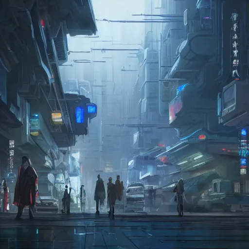 Image similar to Jedi in future japan at night, concept art, fine details, studio ghibli, cinematic lighting, ghost-in-the-shell, cyberpunk,sci-fi, fantasy, intricate, elegant, highly detailed, digital painting, trending on artstation, concept art, smooth, sharp focus, illustration, by james gurney and greg rutkowski