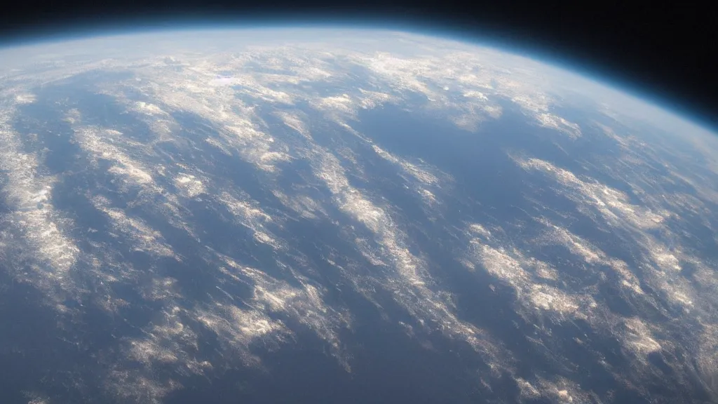 Prompt: the curve of Earth from orbit, dramatic lighting!!!!