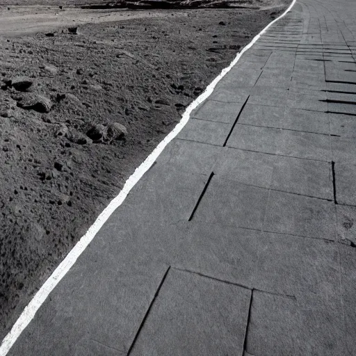 Image similar to moonwalker photo, lunar soil, city street on the moon, a detailed image of a future norilsk base, moon landscape, streetphoto