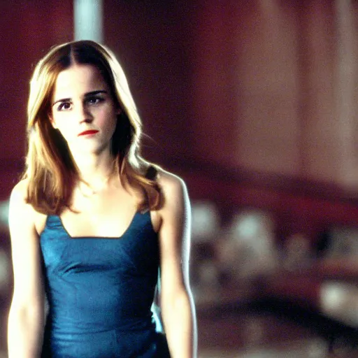 Image similar to film still of emma watson from oceans eleven 2 0 0 1,