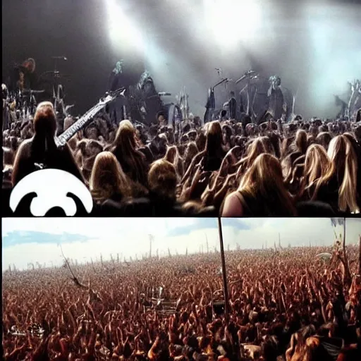 Image similar to Heavy Metal concert during the Battle of Minas Tirith