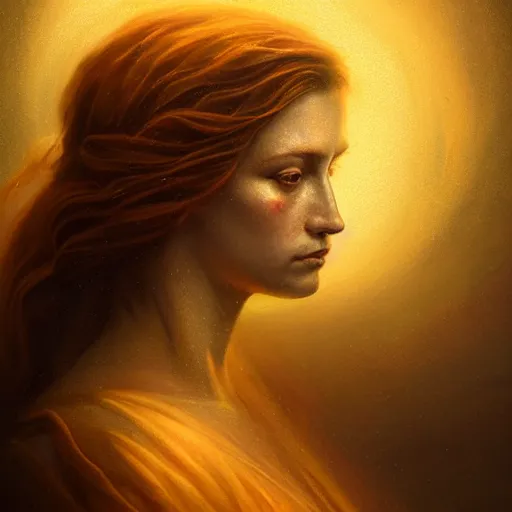 Image similar to majestic gracious regal goddess mater theia portrait, ancient greece, atmospheric lighting, painted, intricate, volumetric lighting, beautiful, rich deep colours masterpiece, golden hour, golden ratio, sharp focus, ultra detailed, by leesha hannigan, ross tran, thierry doizon, kai carpenter, ignacio fernandez rios