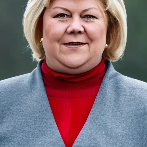 Prompt: Erna Solberg in Oblivion