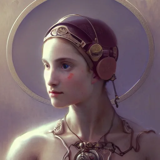 Prompt: detailed portrait of a scifi gadget, interior, filigree ornaments and greek architecture, artstation, bouguereau, beksinski, in africa, cinematic