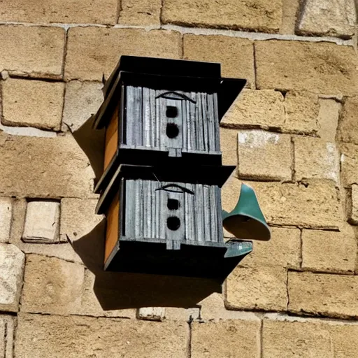 Image similar to bat box designed by Gaudi