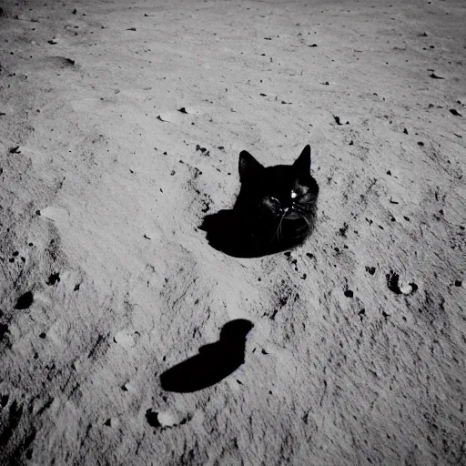 Image similar to cat wearing astronaut suit on the moon sigma 1 4 mm f / 1. 8 planet earth in the background