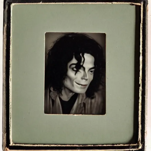 Prompt: a 1940s Daguerreotype of Michael Jackson, Poorly Lit, Back Lighting, Portrait