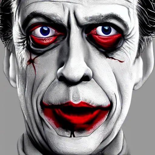 Image similar to steve buscemi as the joker