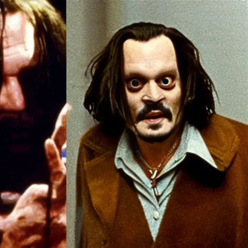 Image similar to Johnny Depp plays Jack Torrance in Shining