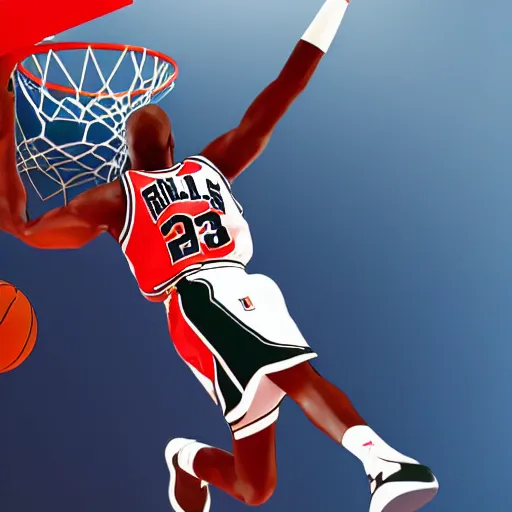 Image similar to michael jordan flying to mars with basketball, clear shot, photo shoot, realistic 8 k