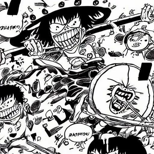 Prompt: art by Eiichiro Oda