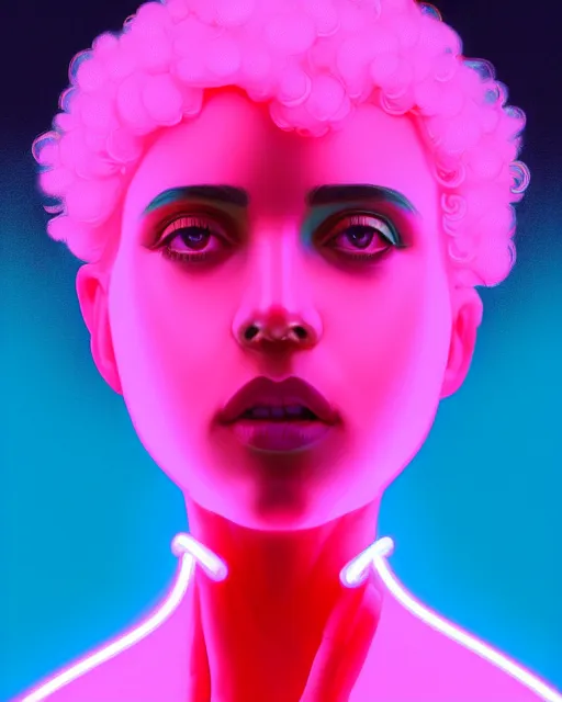 Prompt: symmetry portrait of poly styrene, neon, day glo, mannequin, sci - fi, tech wear, glowing lights intricate, elegant, highly detailed, digital painting, artstation, concept art, smooth, sharp focus, illustration, art by artgerm and greg rutkowski and alphonse mucha