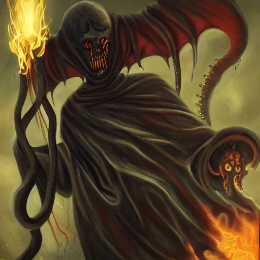 Image similar to lovecraftian soul reaper