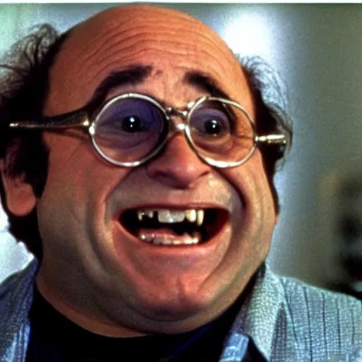 Image similar to danny devito as a werewolf 1 9 8 0 s movie still